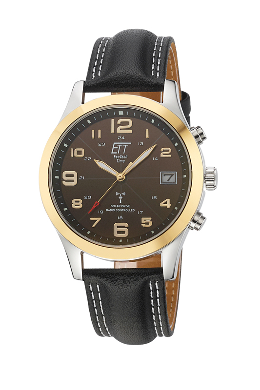 Eco Tech Time Solar Drive Funk Gobi Herrenuhr - EGS-11487-22L