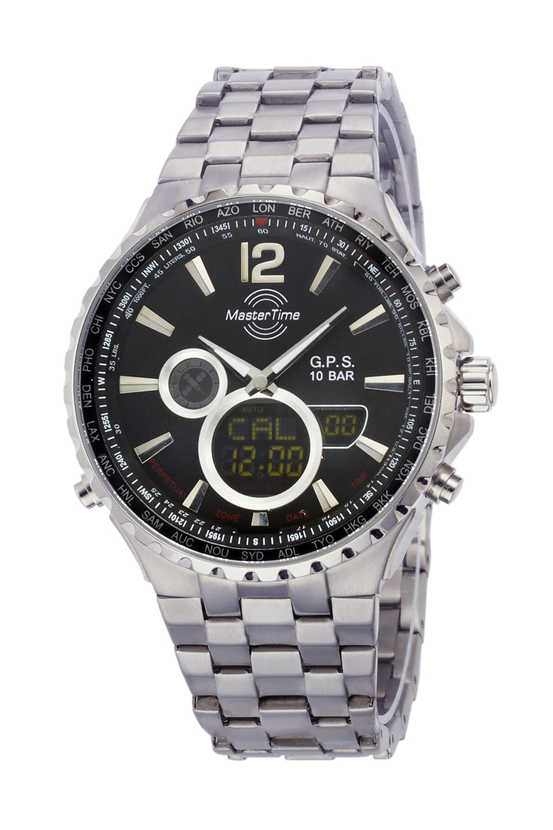 Montre GPS MasterTime pour homme World Wide Time - MTGT-10634-10M
