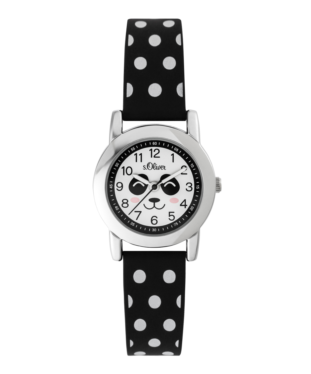s.Oliver bracelet de montre silicone noir SO-3613-PQ