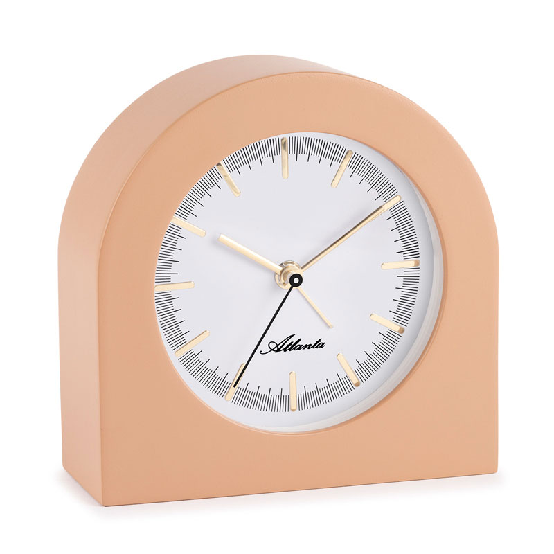 Atlanta 3105/3 Horloge de bureau à quartz marron