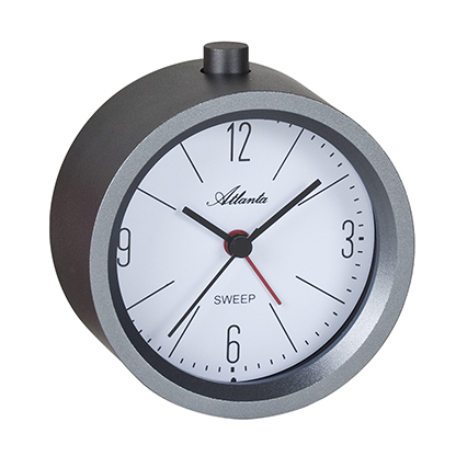 Atlanta 3099/4 horloge de table/ réveil anthracite