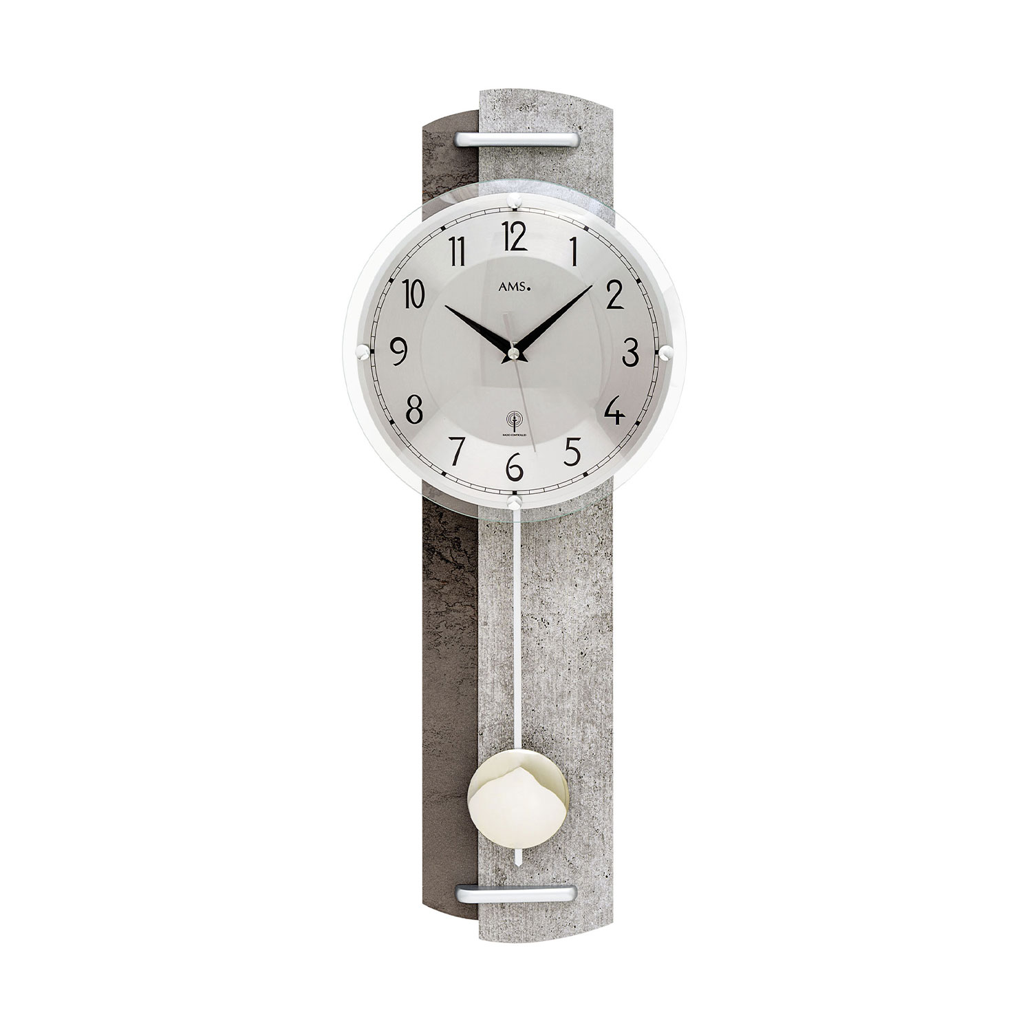 AMS Funk-Pendelwanduhr F5331