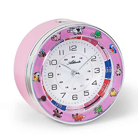 Atlanta 1982/17 rose Réveil à quartz, seconde lente