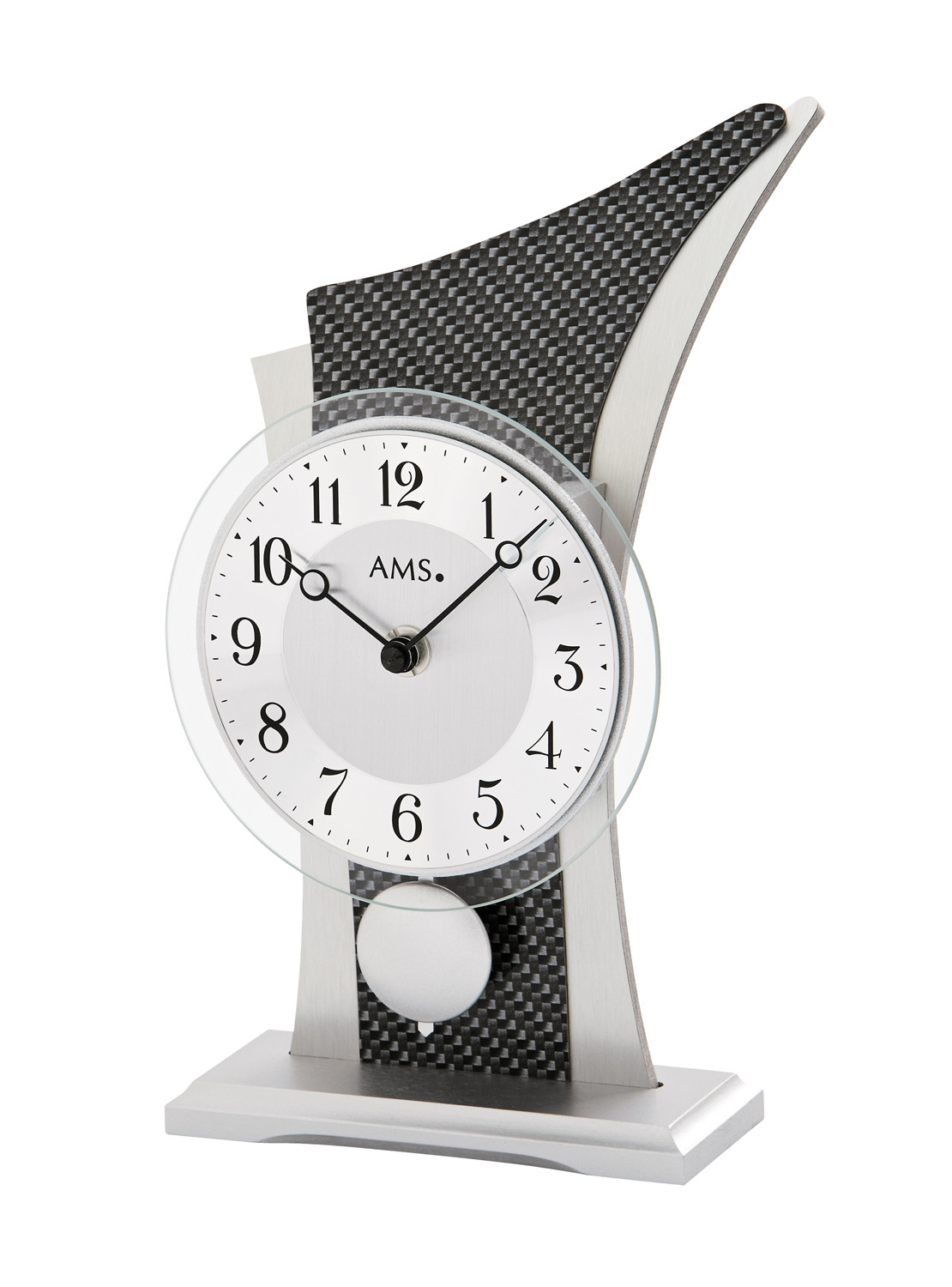 AMS Quarzpendel-Tischuhr T1140