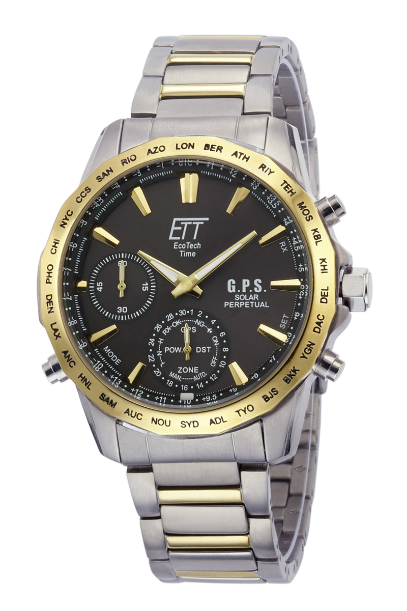 ETT Solar Drive GPS Montre Homme - EGT-11364-65M