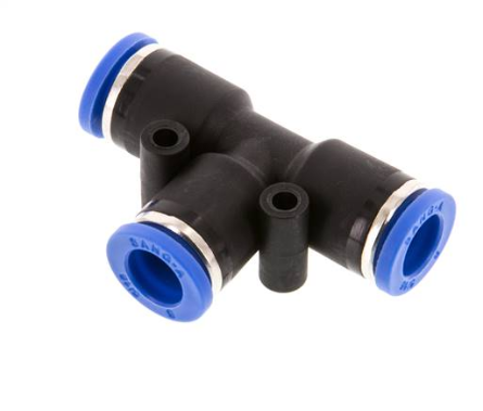 T-Steckanschluss 8mm-8mm, IQS-Standard