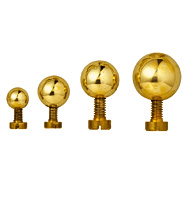 Élément décoratif boule en laiton 12 pièces