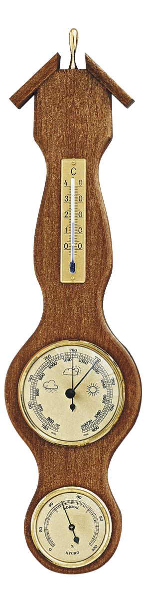 Wetterstation Made in Germany, Eiche rustikal