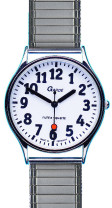 Uhren Manufaktur Ruhla - Spezialuhr - extra große Ziffern - kontrastreich - für Menschen mit Sehschwäche