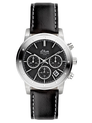 s.Oliver bracelet-montre noir SO-2047-LC