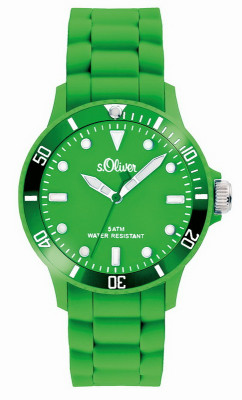 s.Oliver Silikonband neon-grün SO-2330-PQ