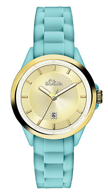 s.Oliver Silicone strap turquoise SO-2911-PQ