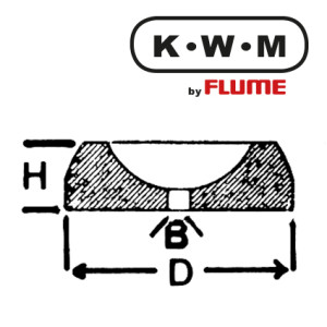 KWM-Einpresslager Messing C329, B 0,41-H 0,70-D 2,52 mm