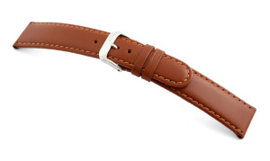 Bracelet-montre en cuir Phoenix 14mm cognac lisse