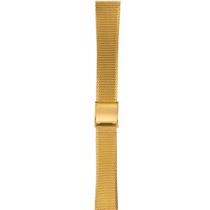 Bracelet-montre élastique, acier inoxydable 18-20mm, poli/dépoli