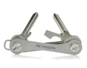 Keykeepa Edelstahl für bis zu 12 Schlüssel, silber