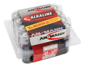 Assortiment de piles alcalines RED Alcaline/ AA / LR06 20 piles