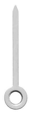 Aiguille des heures fil chrome, trou Ø 1,2 longueur 9,0 mm