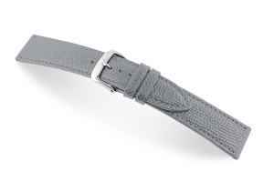 Bracelet-montre en cuir Pasadena 22mm gris