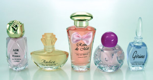 Ensemble miniatures de parfum, 5 pièces