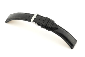 Leather strap Sherwood 18 mm black BIO