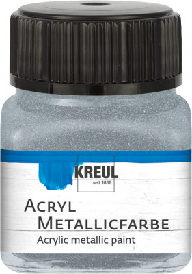 Mattfarbe acryl Zeigerlack silbermetallic 20 ml