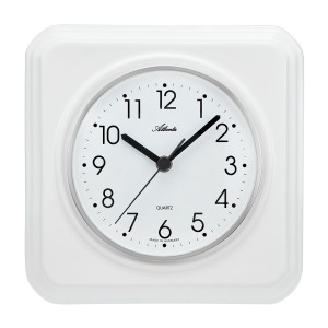 Atlanta 6019 kitchen clock quartz white
