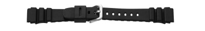 Bracelet en caoutchouc 22 mm noir