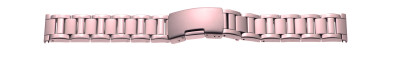 Bracelet métallique en acier inoxydable 22 mm PVD rose, poli / mat