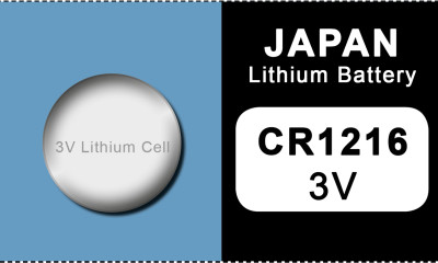 Japan 1216 Lithium Knopfzelle