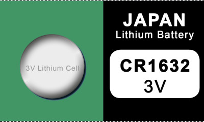 Japan 1632 Lithium Knopfzelle