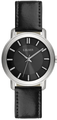 s.Oliver bracelet-montre noir SO-1899-LQ