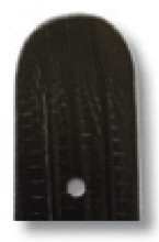 Lederband Santa Cruz 16mm schwarz mit Teju-Eidechsenprägung