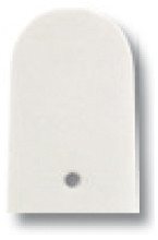 Lederband Merano 14mm weiß glatt