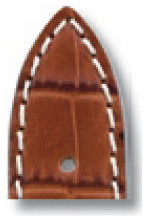 Lederband Tupelo 19mm cognac mit Alligatorprägung