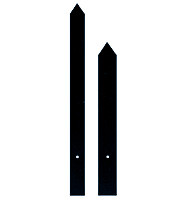 Paire d'aiguille Eurocode Sapine noir Long.:120mm