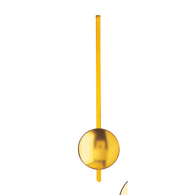 Mécanique Scots Pendulum laiton jaune mat L: 150mm Ø: 37mm