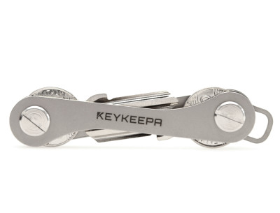 Keykeepa Edelstahl für bis zu 12 Schlüssel, silber