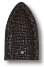 Lederband Pasadena 16 mm schwarz XL