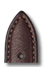 Bracelet-montre en cuir biologique Fairfield 18 mm moka