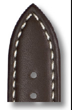 Bracelet-montre en cuir Solana 18mm moka
