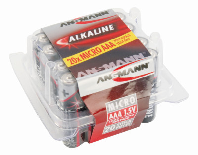 Assortiment de piles alcalines RED Alcaline/ AAA / LR03 20 piles