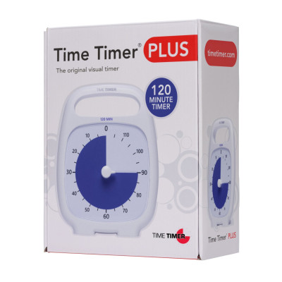 TIME TIMER Plus, blanc - 120 Minutes