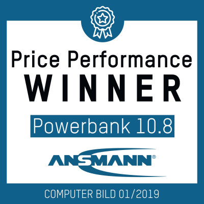 Ansmann Powerbank 10.8 mini - Preis-/ Leistungssieger!