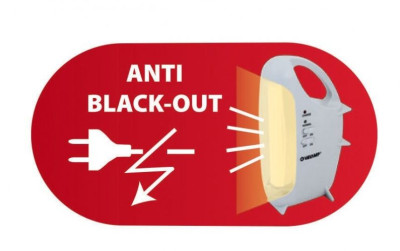 Notlicht - Wiederaufladbare Akku-Leuchte mit Anti-Blackout-Funktion