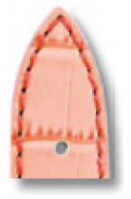 Lederband Jackson 24mm rosa mit Alligatorprägung XL