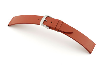 SELVA bracelet en cuir pour changer facilement 18mm cognac sans couture - MADE IN GERMANY