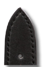 Bracelet en cuir Tacoma 22 mm noir