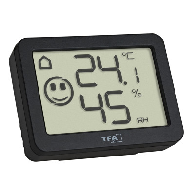Digital thermo-hygrometer, black