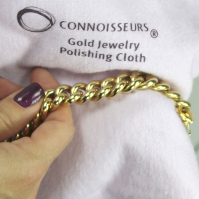 CONNOISSEURS Gold Polishing Cloth, extragroß, zweiseitig anwendbar